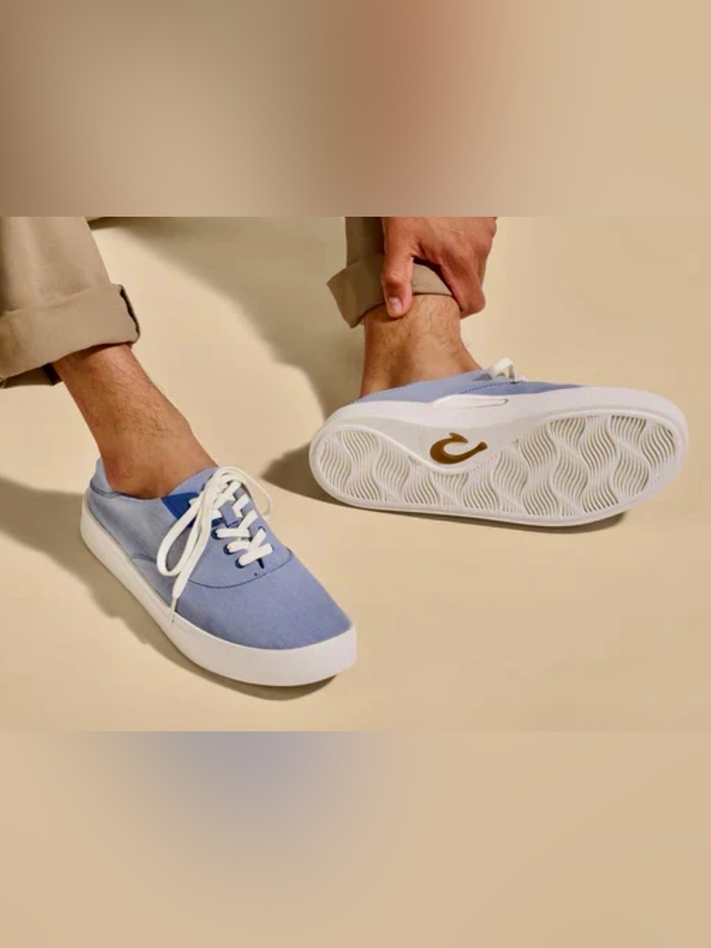 Brand New OluKai Hawaii Men's Tradewind Blue 10.5 Medium Shoes Size $110